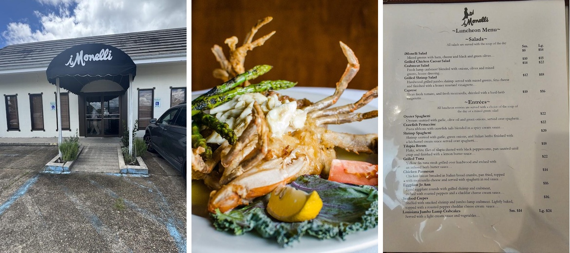 iMonelli Restaurant Menu